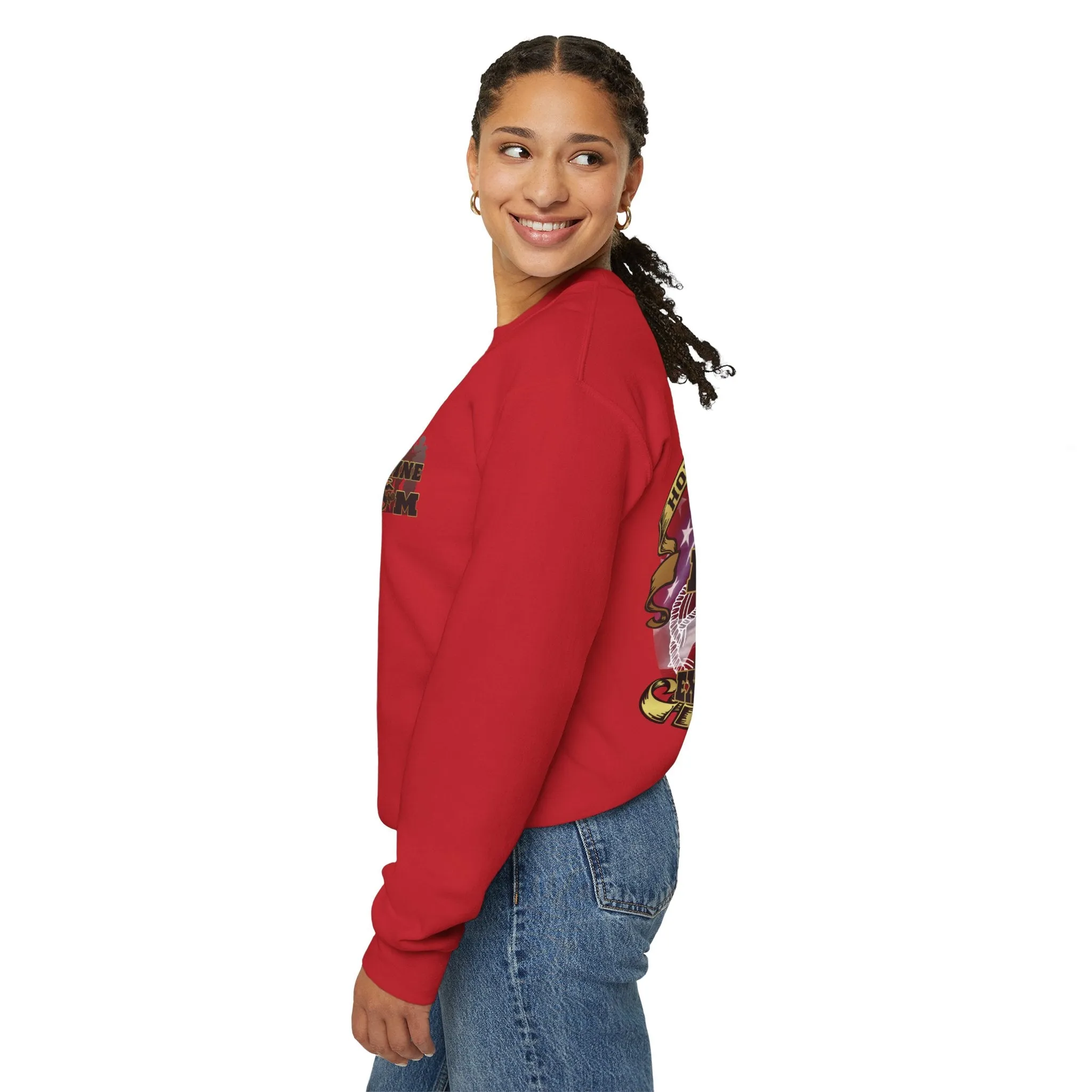 Sweatshirt: Nobody Tougher than a Marine Except a Marine Momma