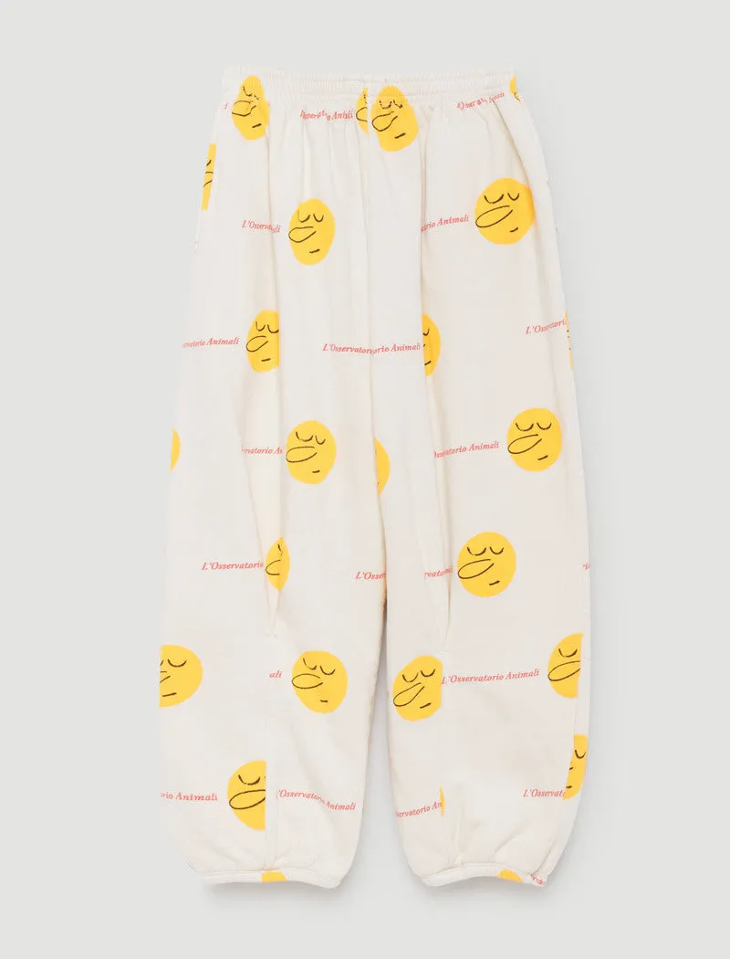The Animals Observatory Dromedary Yellow Faces Cotton Pants