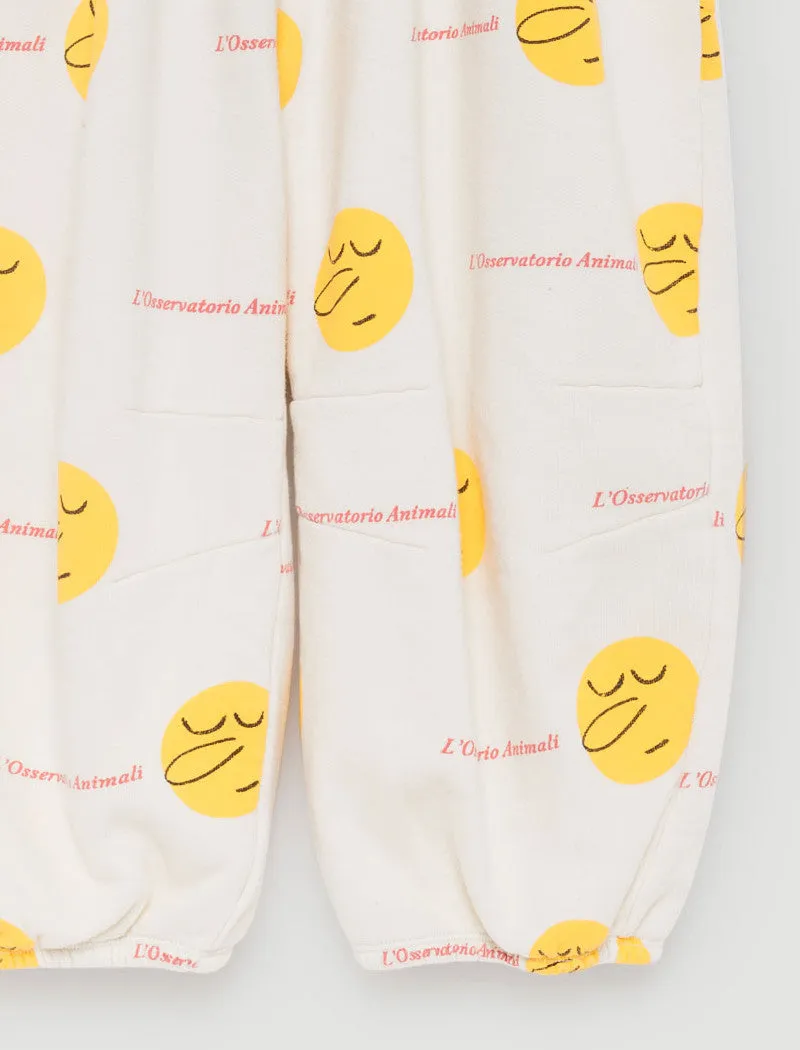 The Animals Observatory Dromedary Yellow Faces Cotton Pants