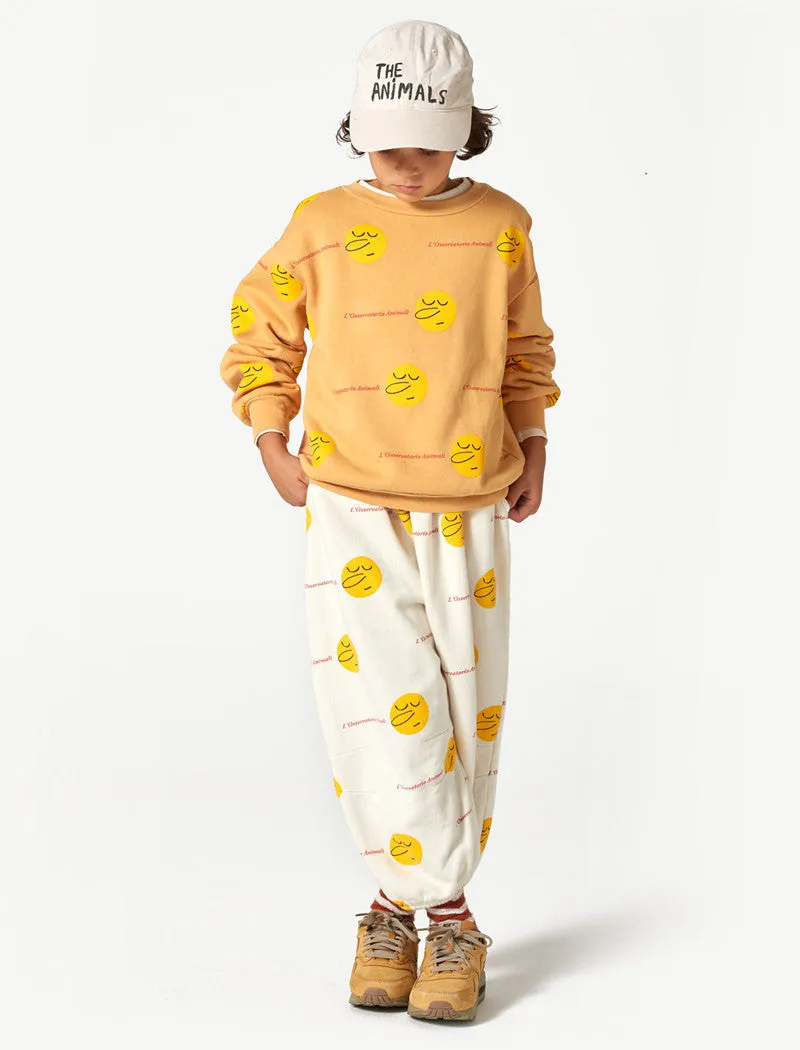 The Animals Observatory Dromedary Yellow Faces Cotton Pants
