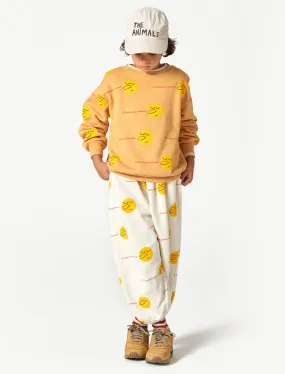 The Animals Observatory Dromedary Yellow Faces Cotton Pants