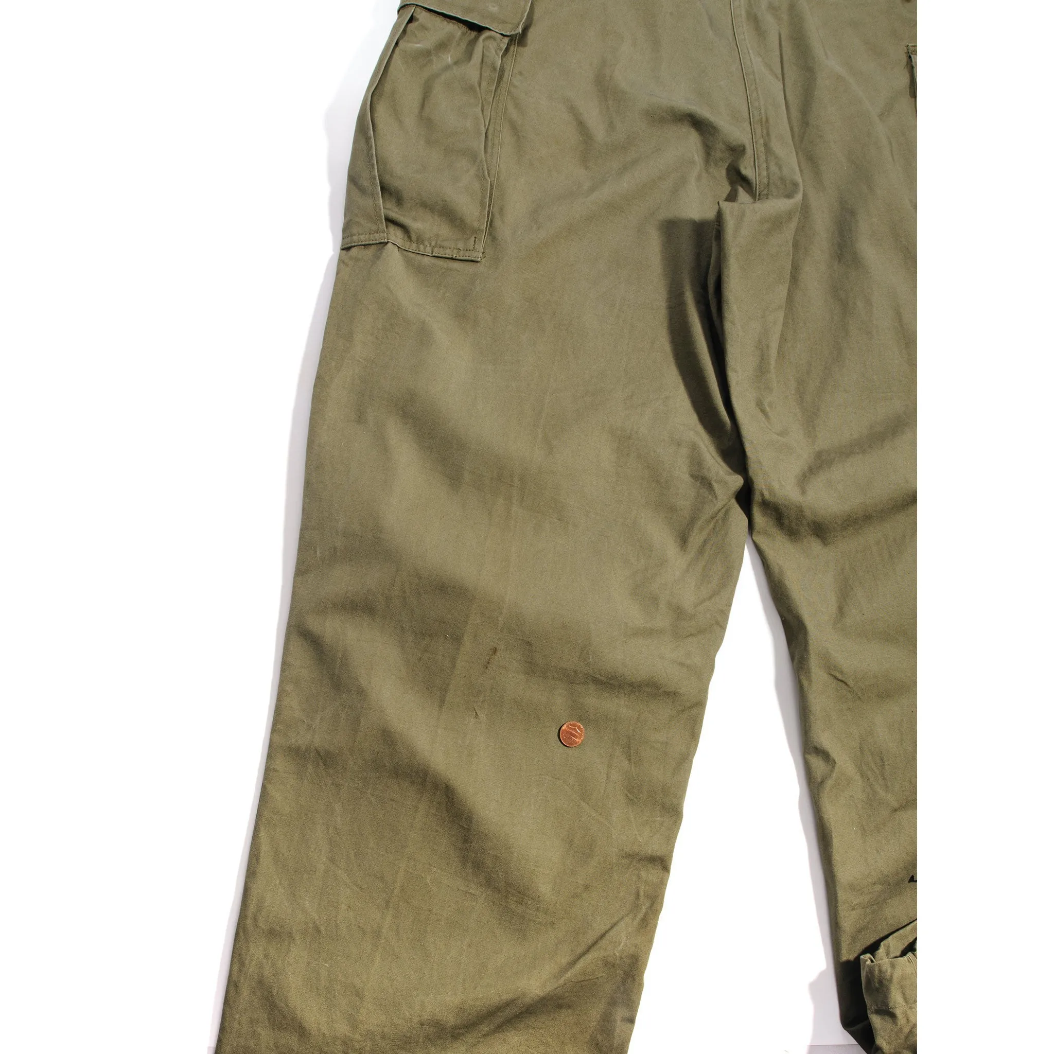 US ARMY FIELD TROUSERS PANTS M-1951 M51 1950'S KOREAN WAR SIZE 38X33 LARGE LONG