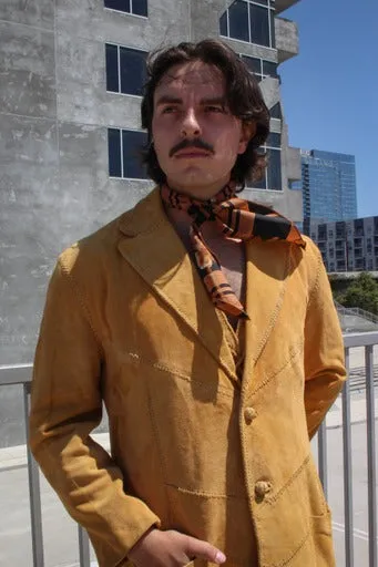 Vintage 1960s North Beach Leather 3-Piece Suede Suit