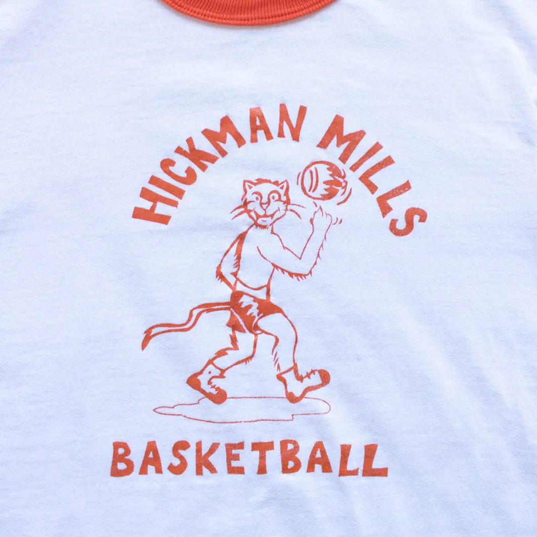 Vintage 1970s High School Basketball Ringer Tee - Sm/Md