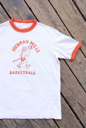 Vintage 1970s High School Basketball Ringer Tee - Sm/Md