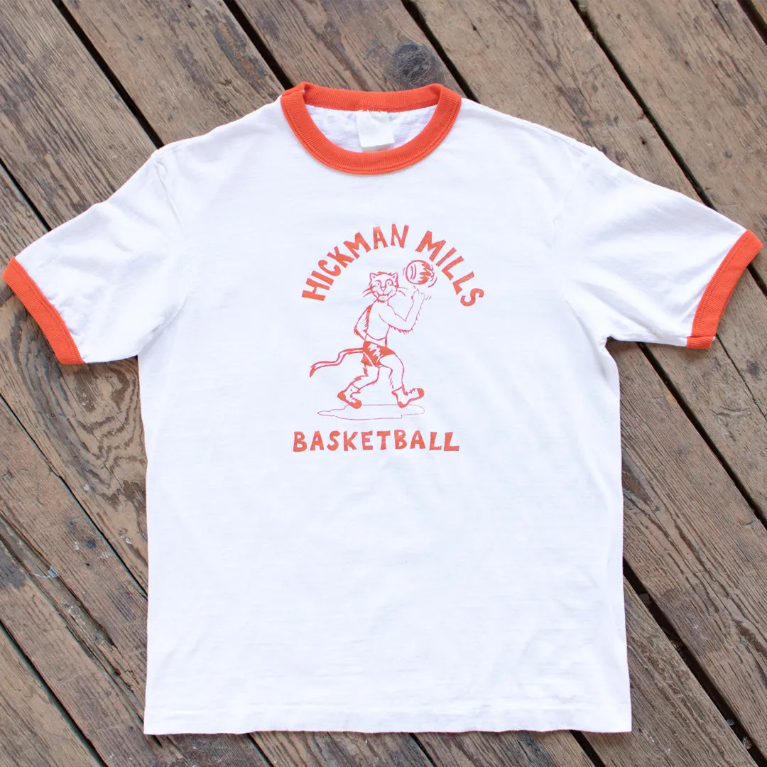 Vintage 1970s High School Basketball Ringer Tee - Sm/Md
