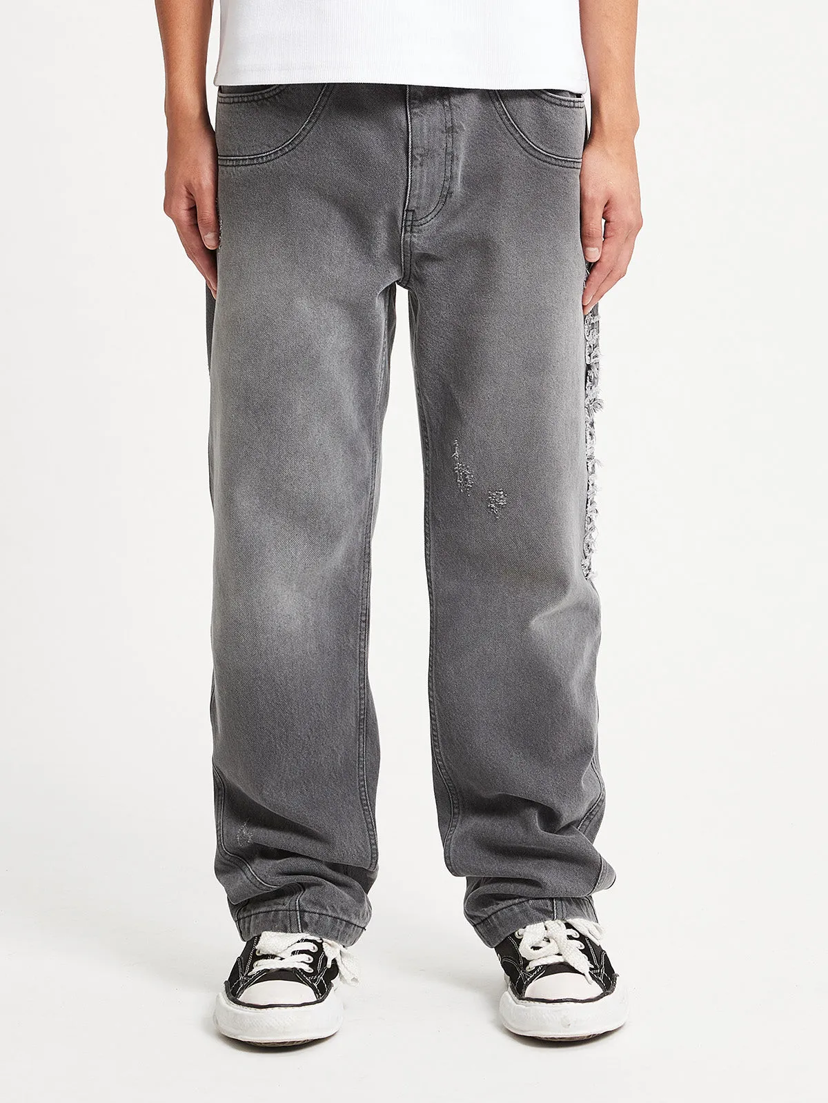 VINTAGE DENIM - WASHED GREY