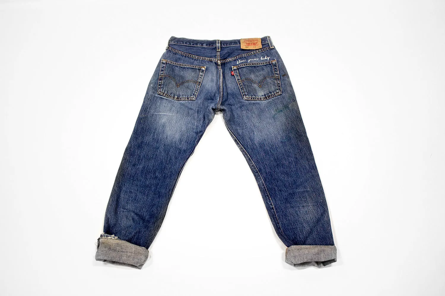 Vintage Levi's Denim Embroidery Jeans Pant