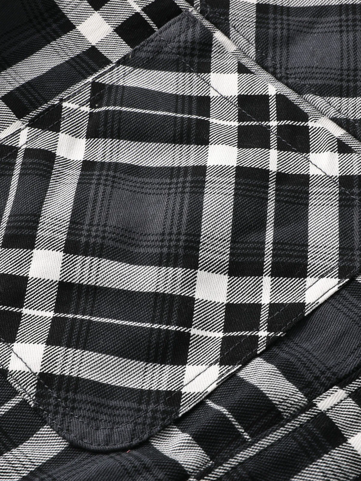 Vintage Plaid Cotton Hooded Flannel Lined Jacket