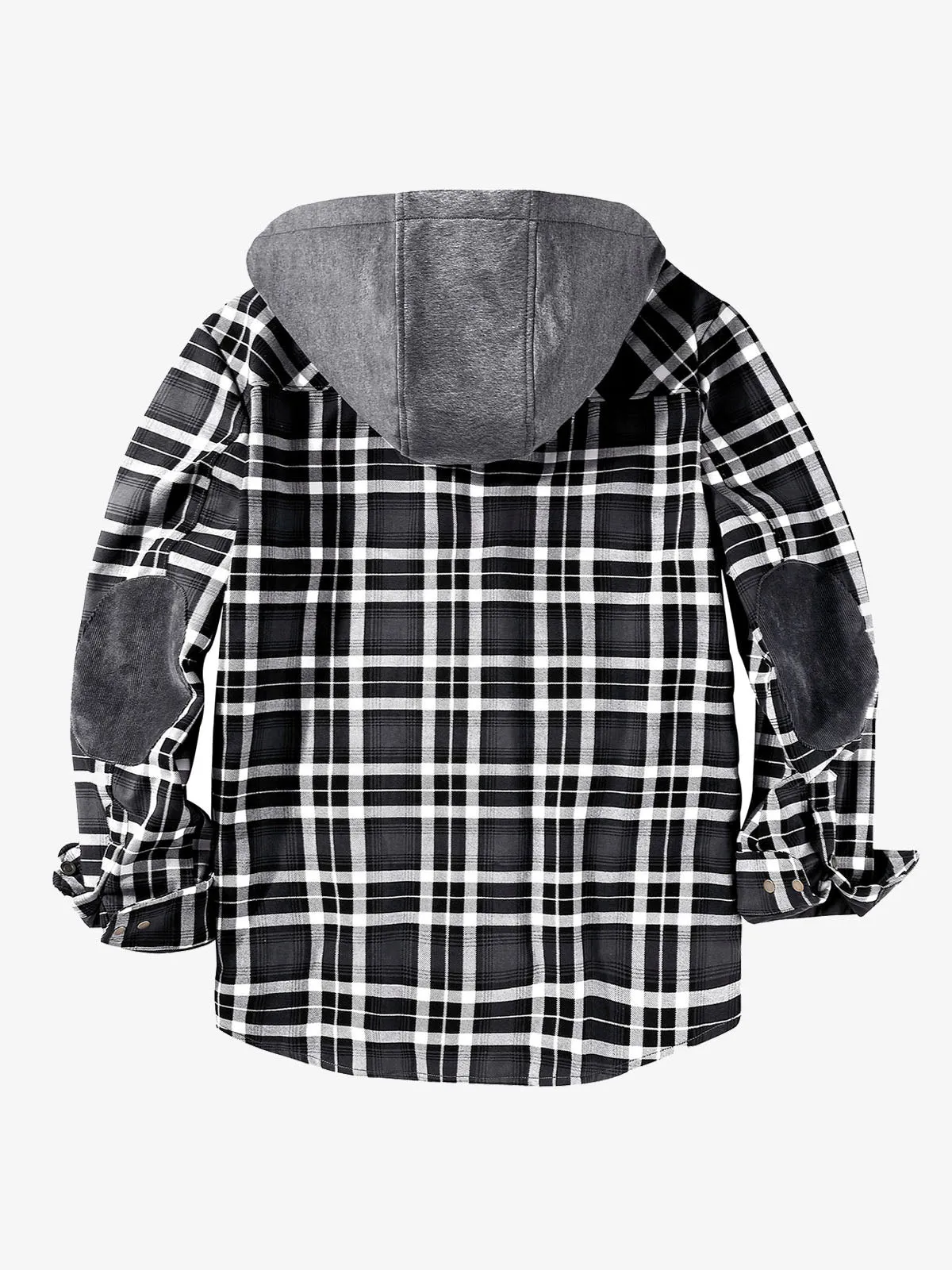 Vintage Plaid Cotton Hooded Flannel Lined Jacket