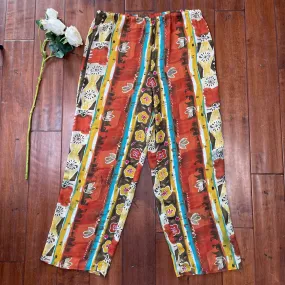 VINTAGE SHEER STRIPED PANTS
