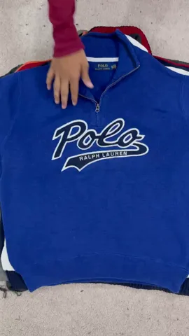 #VV115 Ralph Lauren 1/4 zip Sweaters 15 PCs