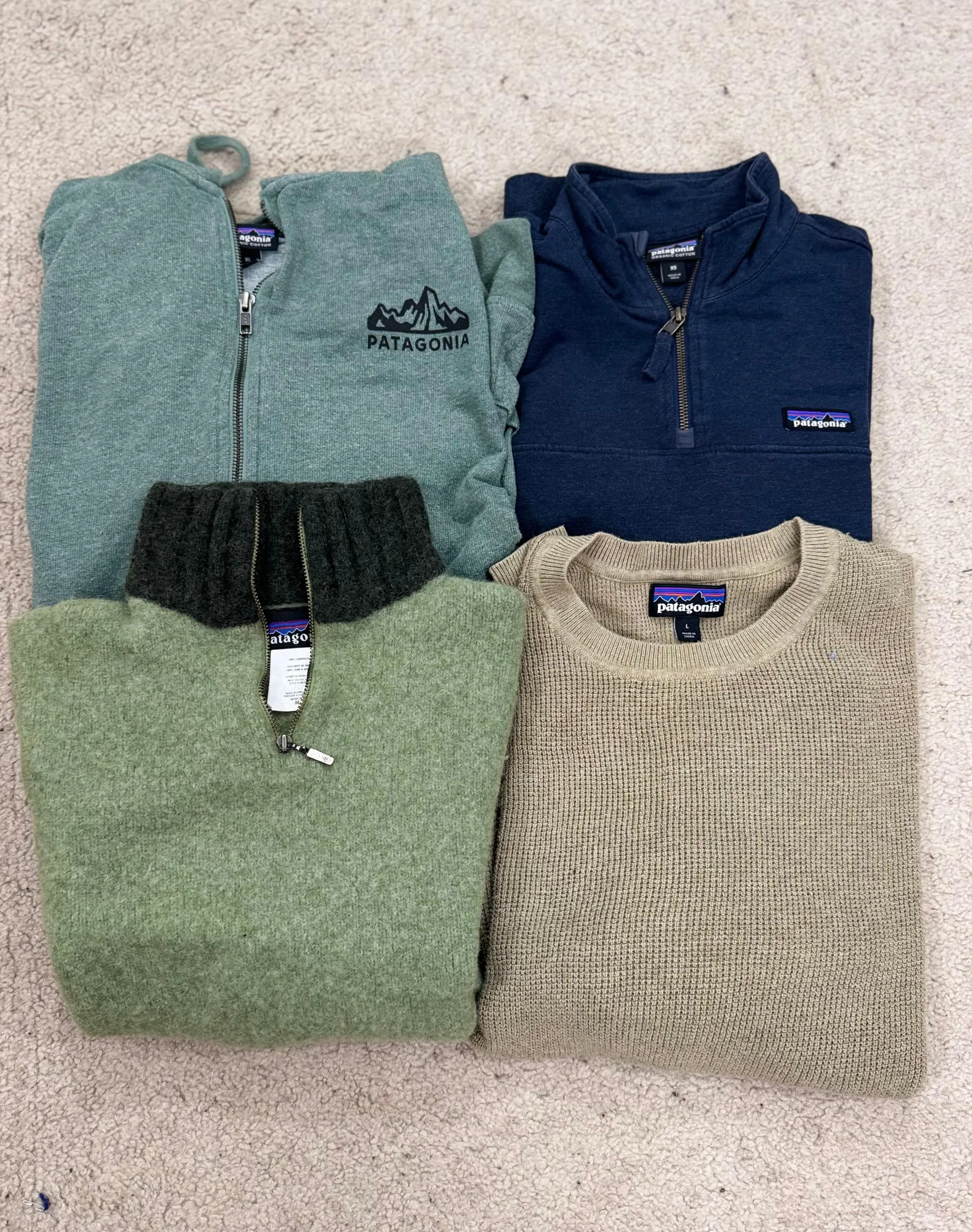 #VV181 Patagonia Mix Sweaters 5 PCs