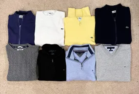 #VV50 Lacoste & Tommy Hilfiger mix Sweaters 50 PCs